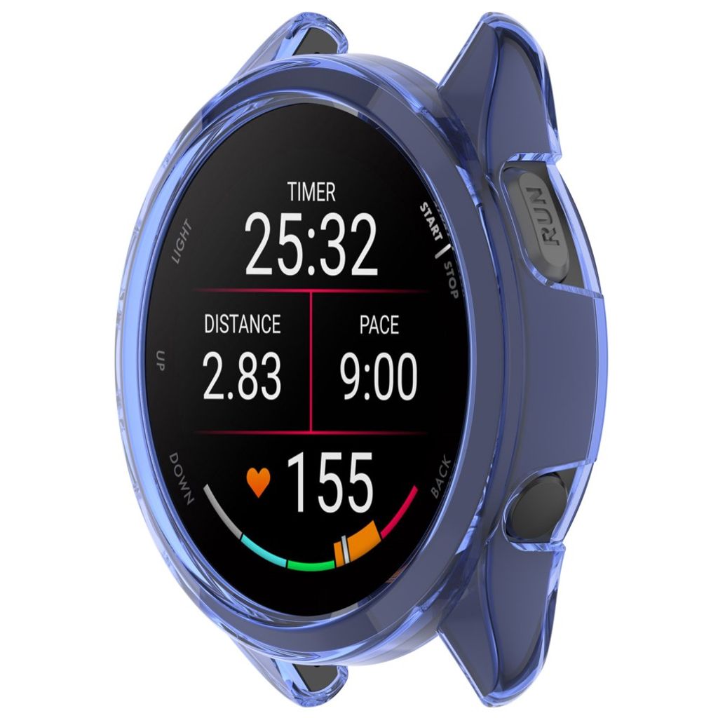 Garmin Forerunner 165/165 Music TPU-deksel - gjennomsiktig blå