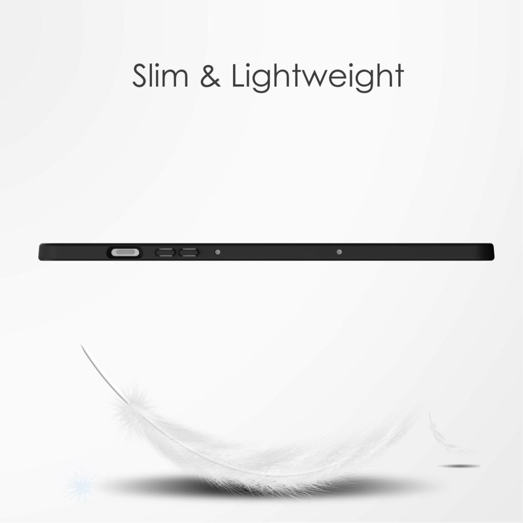 Samsung Galaxy Tab S10 FE/S9 FE Etui med Penneplass - Svart