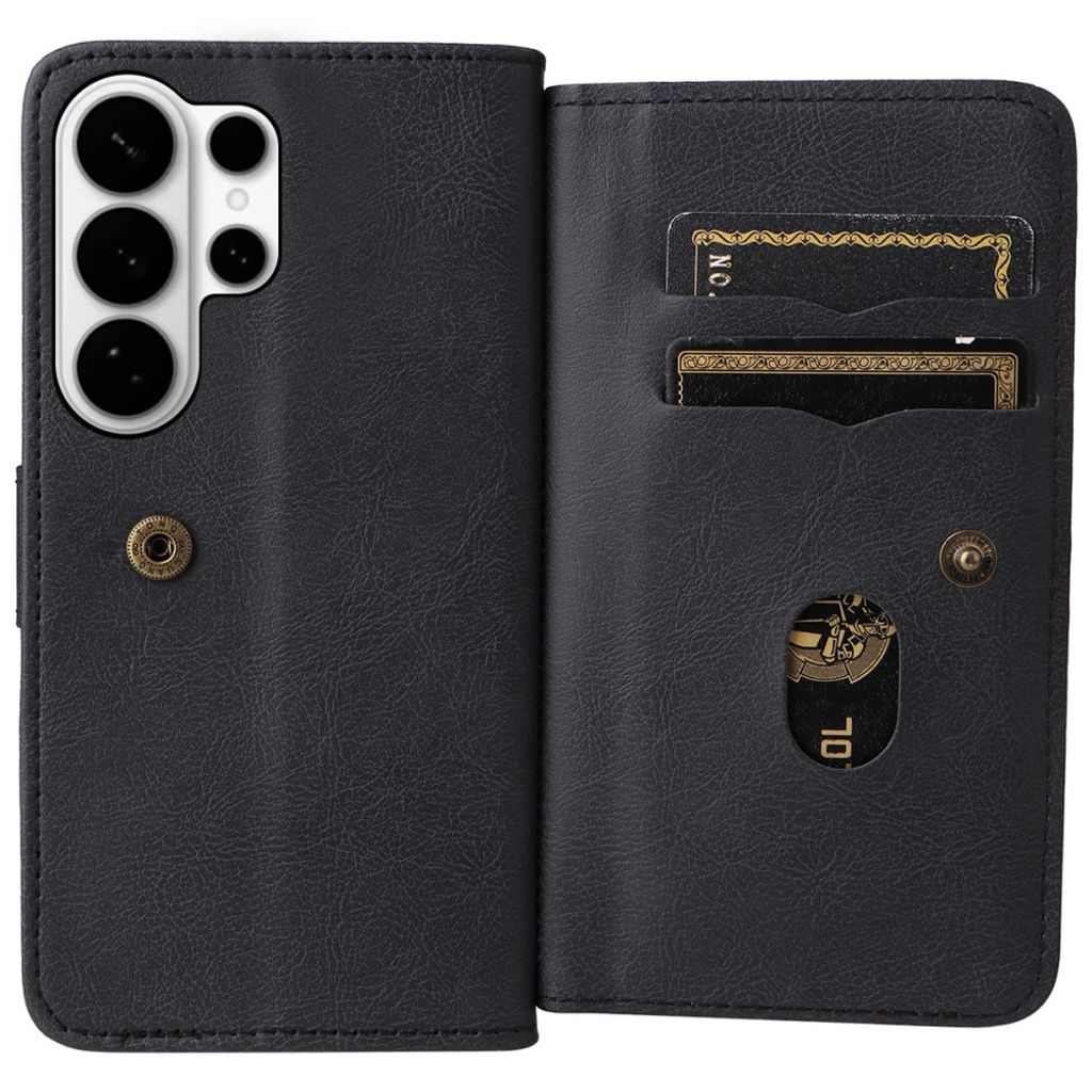 Samsung Galaxy S26 Ultra Cover with 10 Card Slots - Black