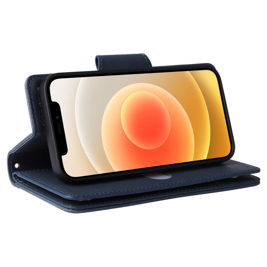 iPhone 12 Mini Kotelo Jalusta - Sininen