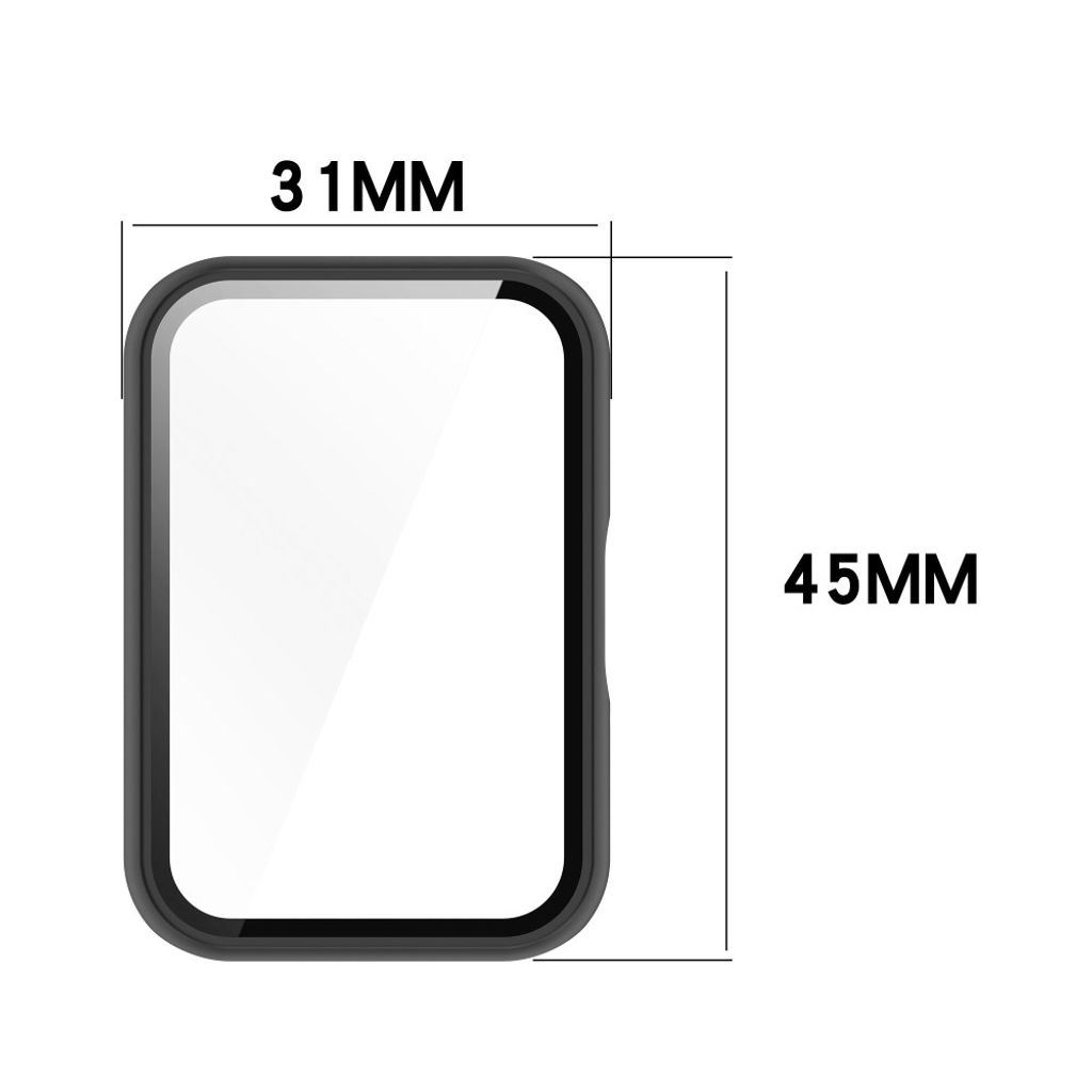 Samsung Galaxy Fit3 Skal med Skärmskydd – Transparent