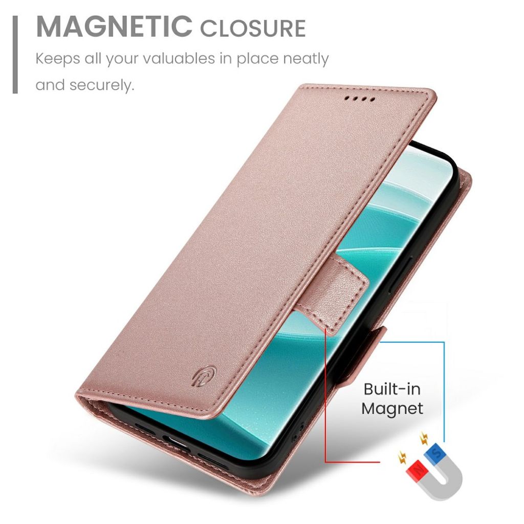 Xiaomi Redmi Note 15 ProPlus 5G Wallet cover - Rose Gold