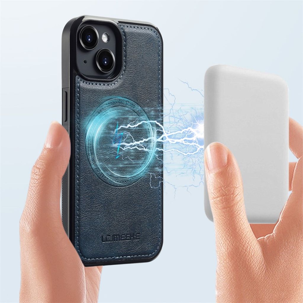 LC.IMEEKE iPhone 13 MagSafe-yhteensopiva kuori - Sininen