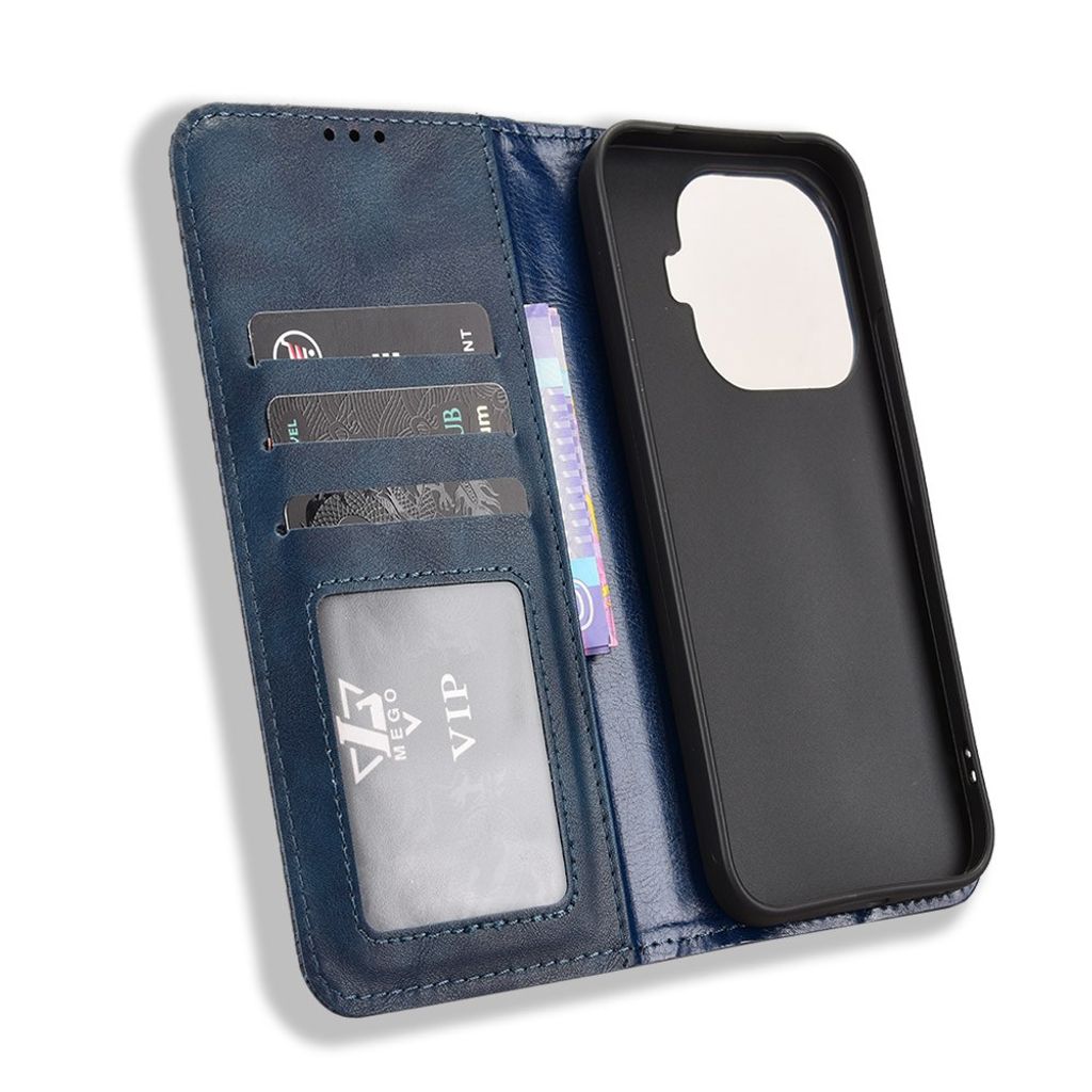 Xiaomi 17T Pro Plånboksfodral i PU-läder - Blå