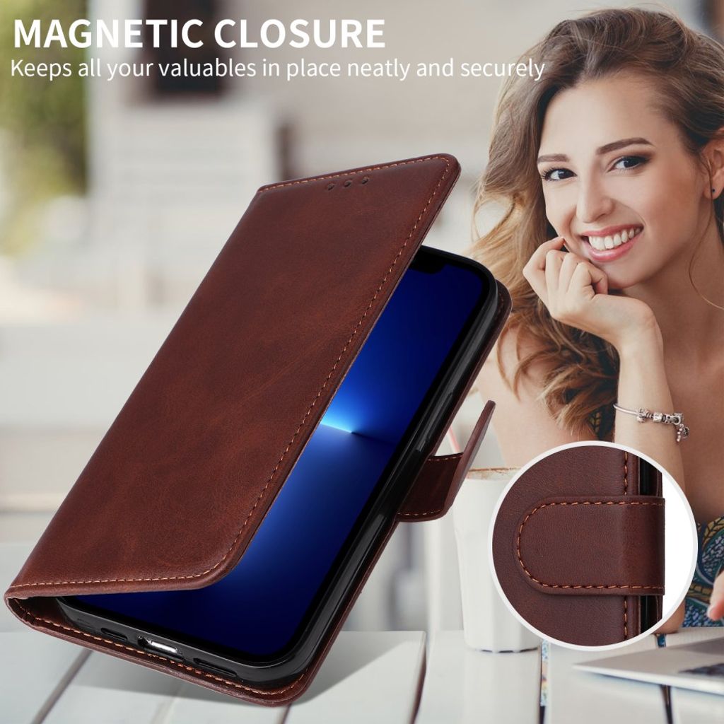 Xiaomi 15T Pro Cover in PU Leather - Brown