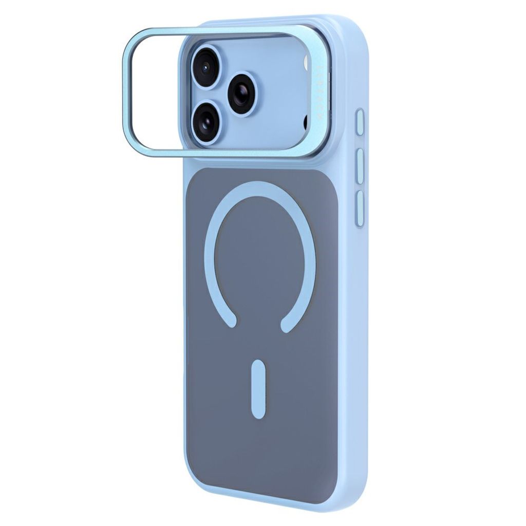 LEREACH iPhone 18 Pro Max/17 Pro Max MagSafe Kuori jalustalla - Taivaansininen