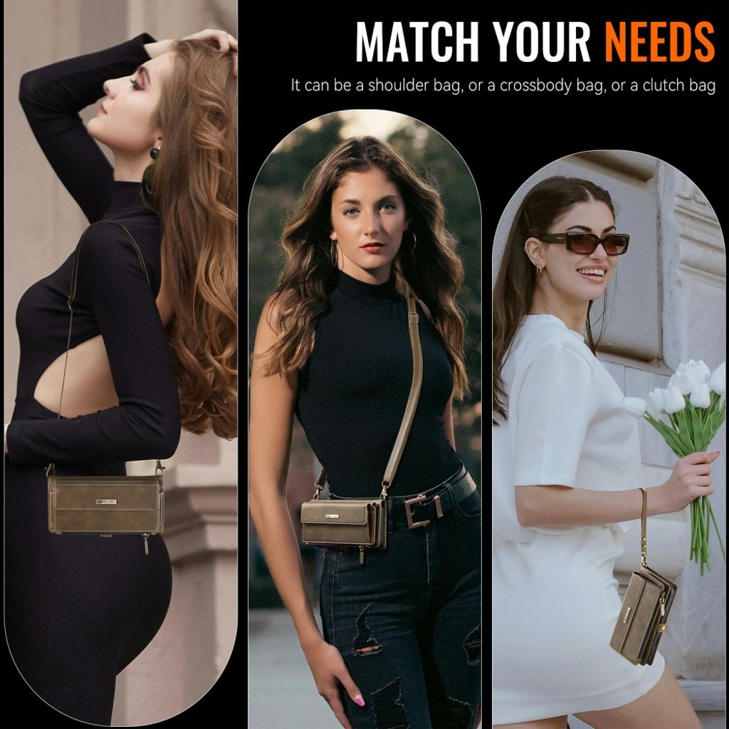 CASEME iPhone 6 Plus / 7 Plus / 8 Plus Kotelo - Ruskea