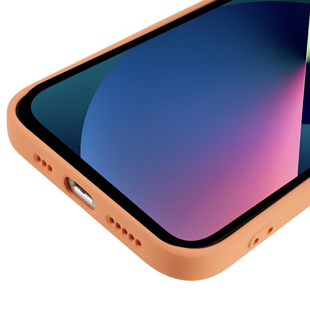 iPhone 13 mini Skal TPU Fiberfoder – Orange