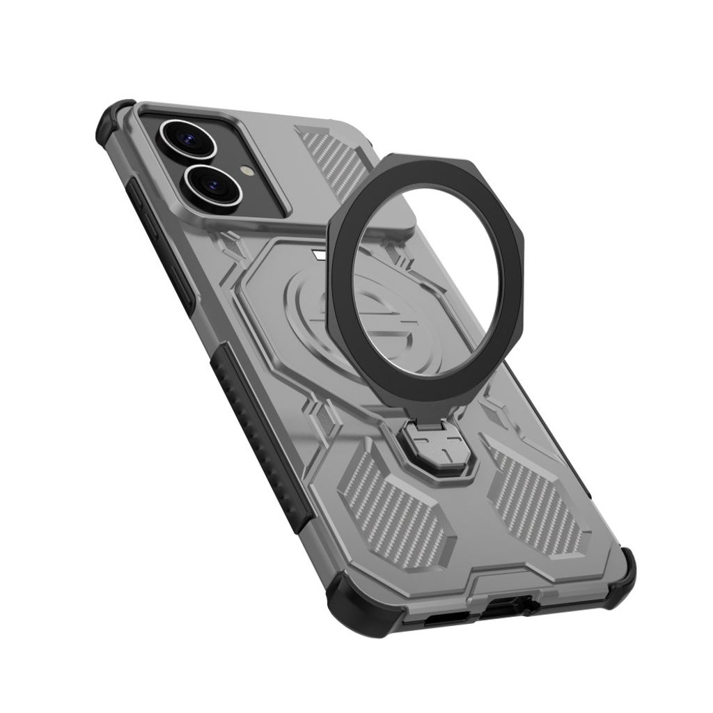 Samsung Galaxy S26 Edge Skal med Stativ - Grå