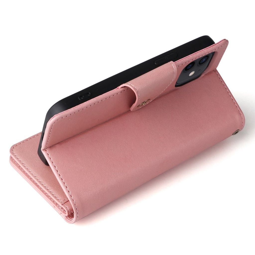 iPhone 12 Mini Cover with Stand - Rose gold
