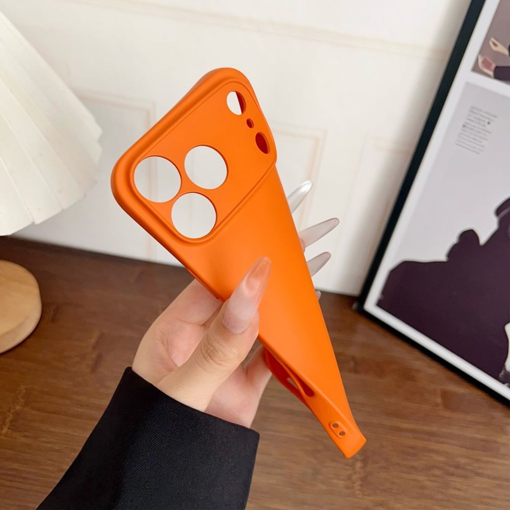 YIKATU iPhone 17 Pro TPU Cover Stødsikker – Orange