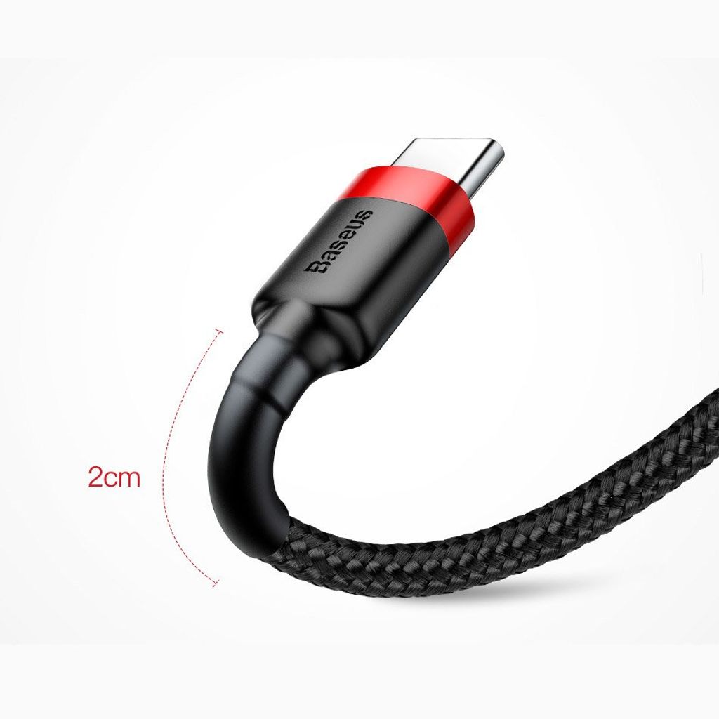 Baseus Cafule Type-C Cable 300 cm grå/svart