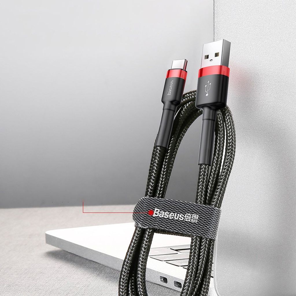 Baseus Cafule Type-C Cable 300 cm grå/svart