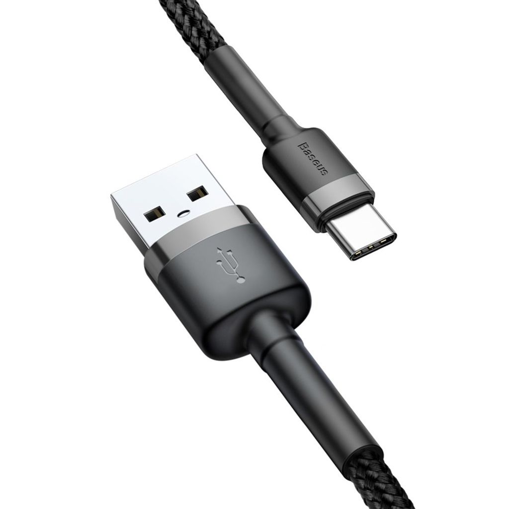 Baseus Cafule Type-C Cable 300 cm grå/svart