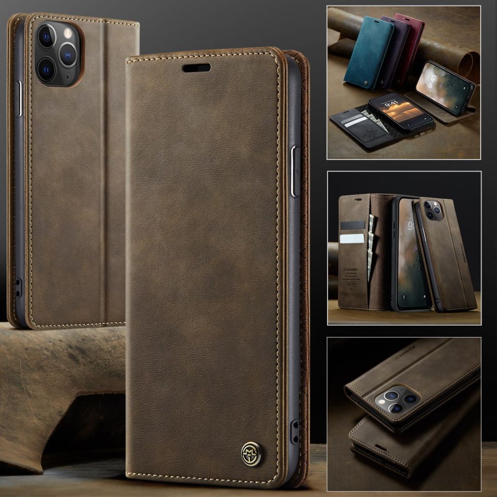 CASEME iPhone 11 Pro Fodral med Stativ - Brun
