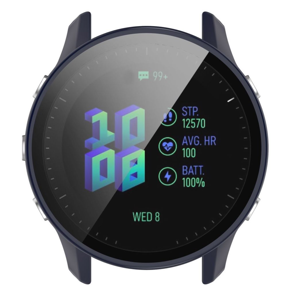 Garmin Forerunner 955 Skal med Skärmskydd - Mörkblå