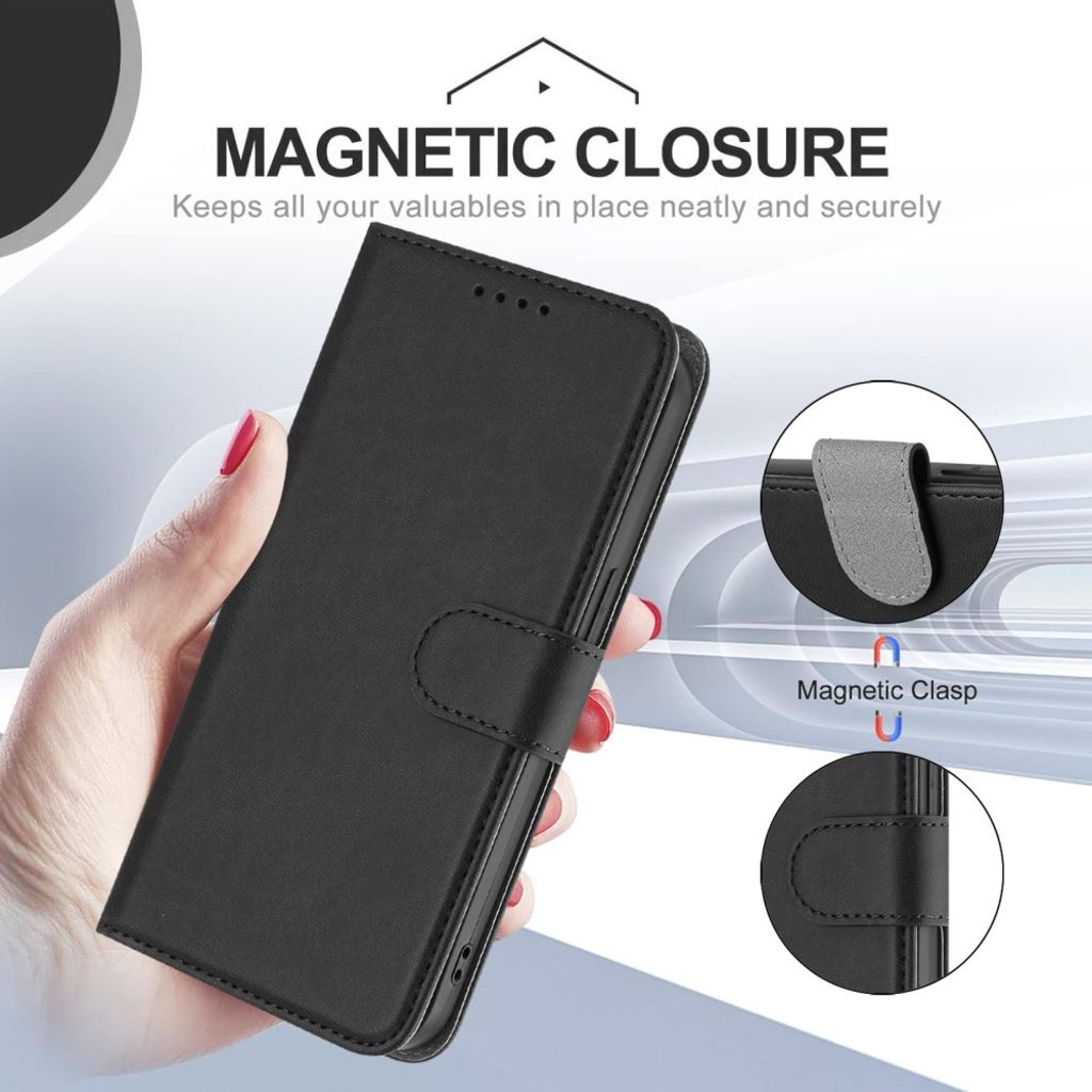 Xiaomi Redmi A5 4G Wallet Cover PU Leather – Black