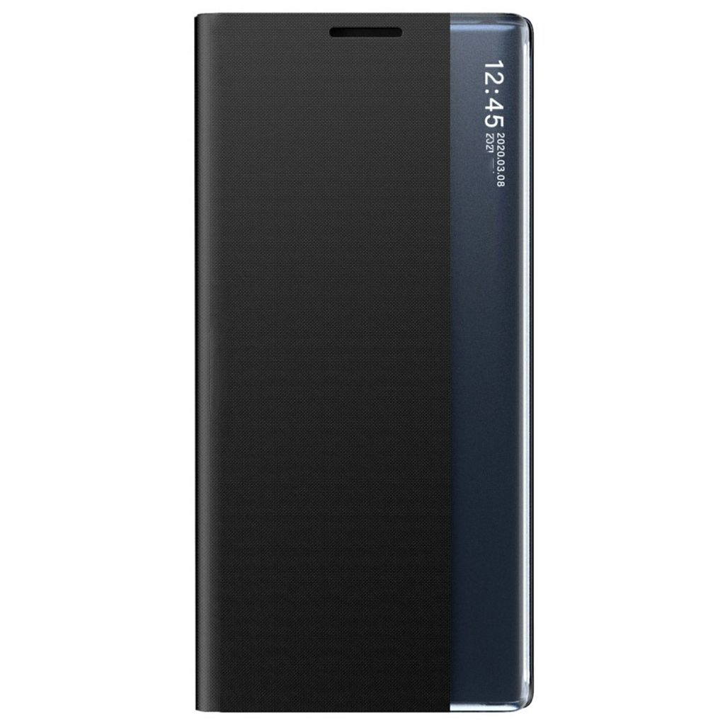 Samsung Galaxy S26 Ultra Etui Visningsvindu PU-lær – Svart