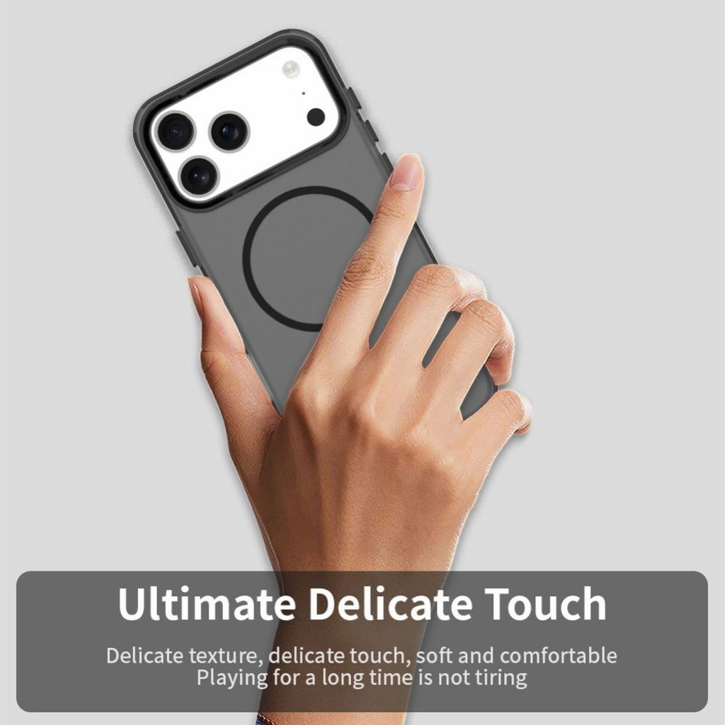 Magsafe-deksel til iPhone 18 Pro Max/17 Pro Max – svart