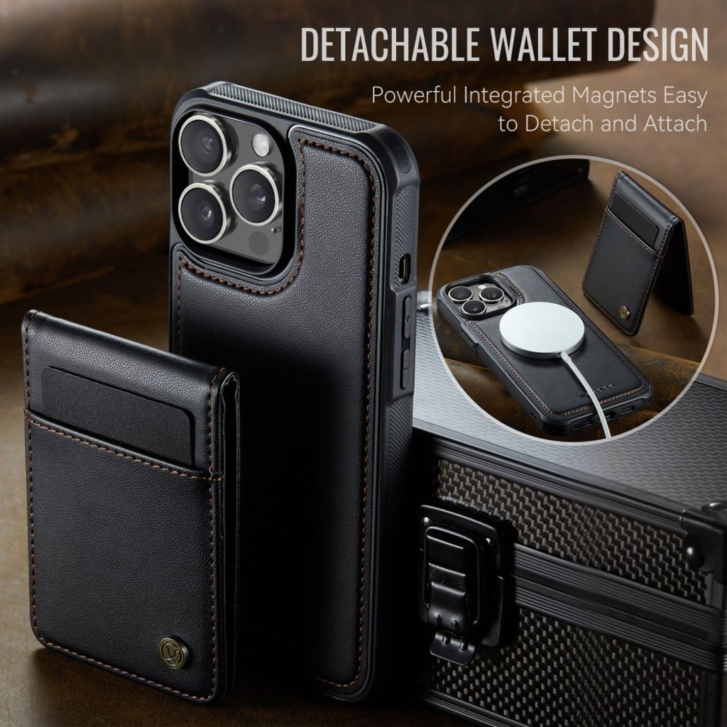 JEEHOOD iPhone 12 Pro Max Cover med MagSafe - Sort