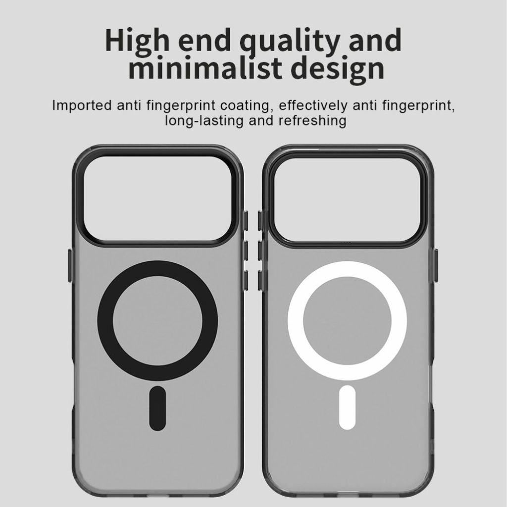 iPhone 18 Pro/17 Pro MagSafe-kompatibelt Hybrid Skal - Svart