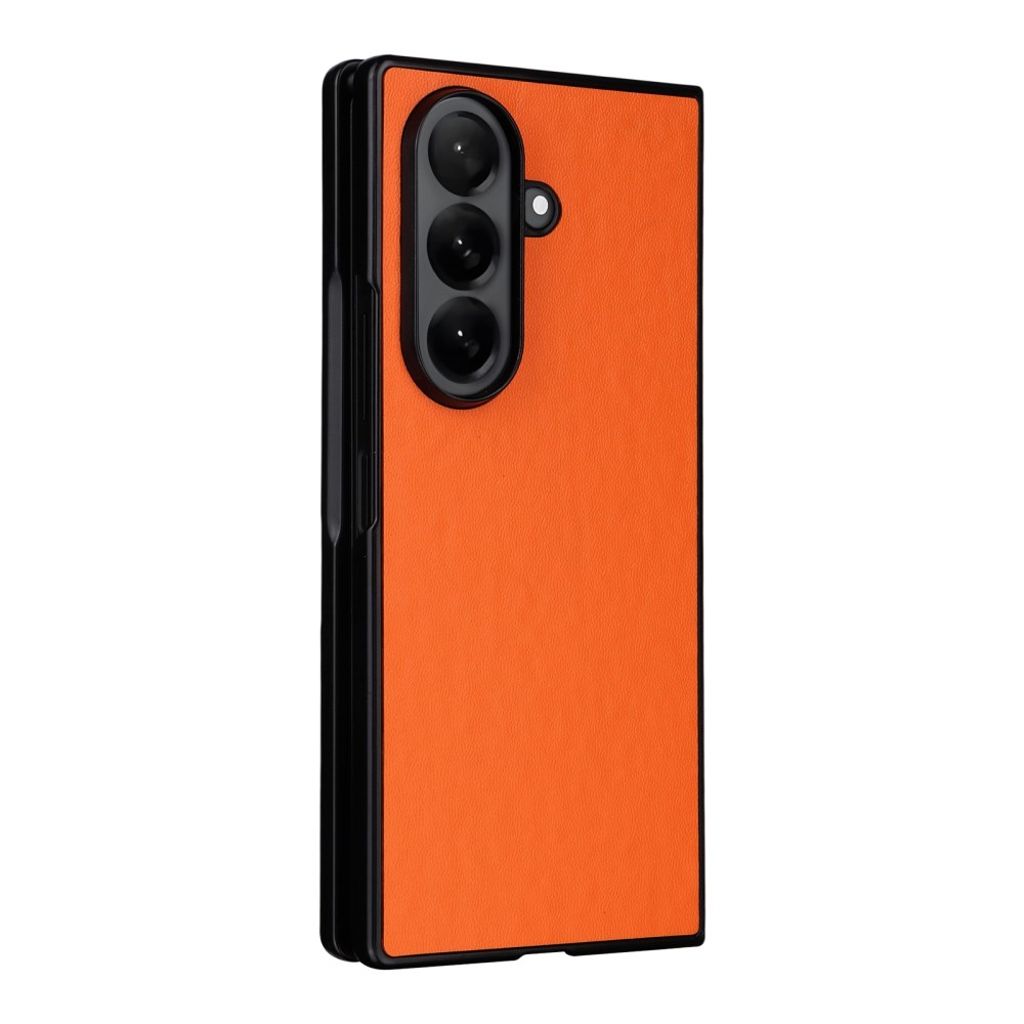 Samsung Galaxy Z Fold7 5G PU-läder skal – Orange