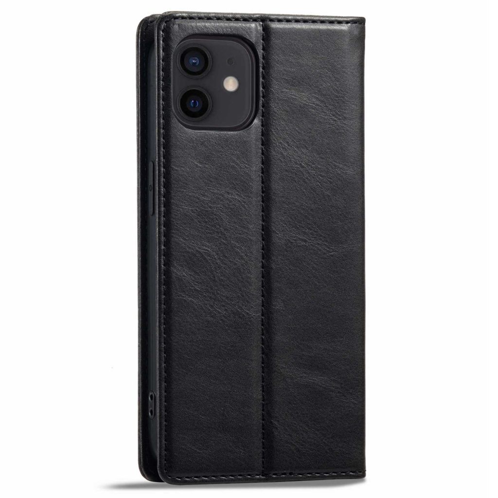 LC.IMEEKE iPhone 12 Mini Wallet Cover - Black