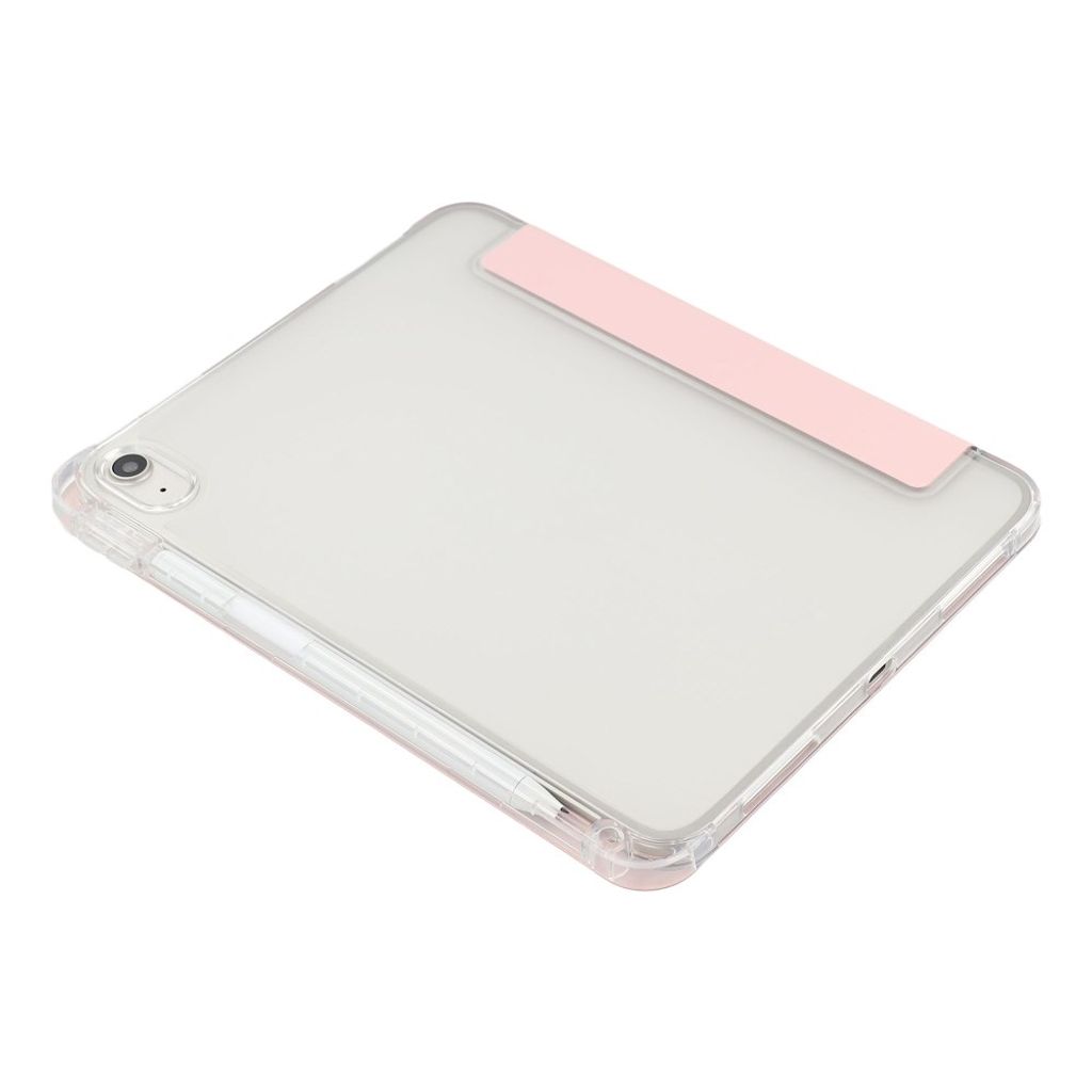 iPad A16 11" 2025/10.9" 2024 Tri-fold flip cover med holder til styluspen - Lyserød