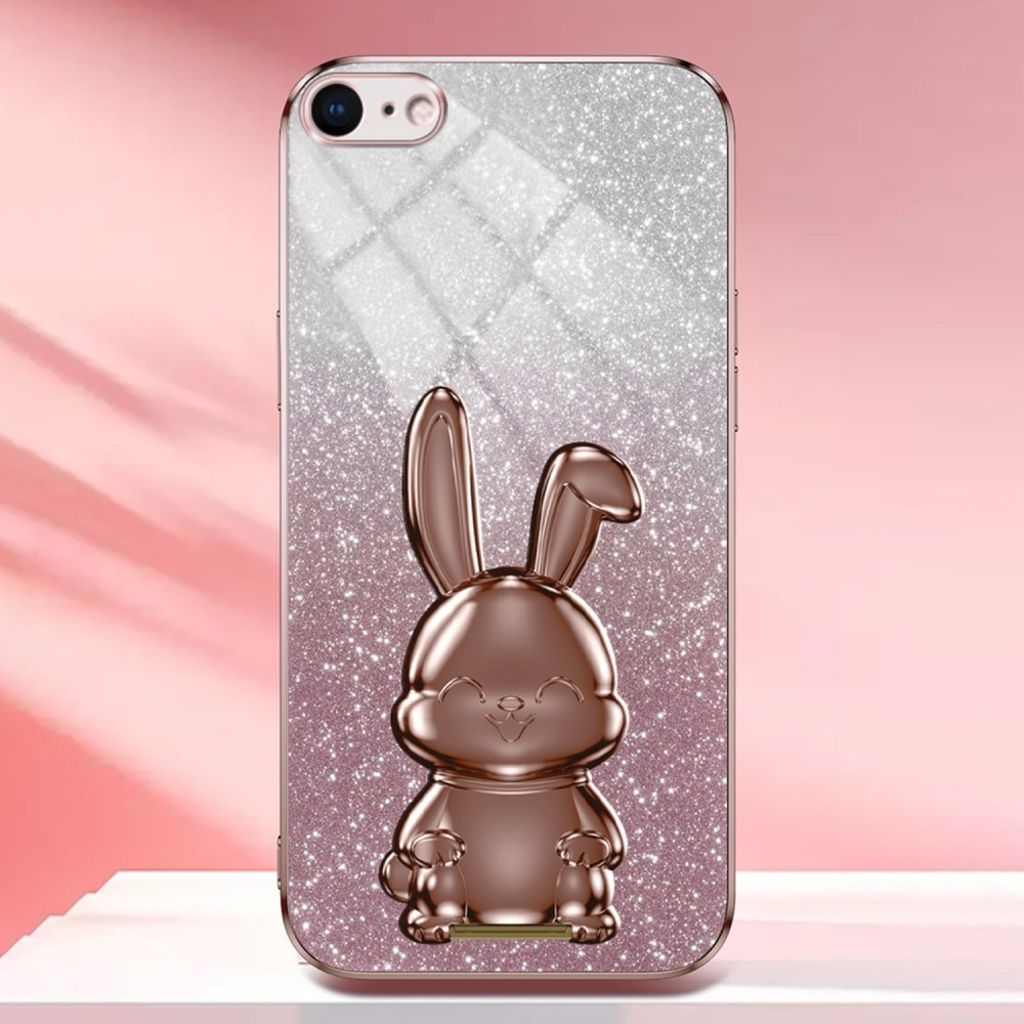 iPhone 6/7/8/SE 2020/2022 Skal med Stativ - Rosa