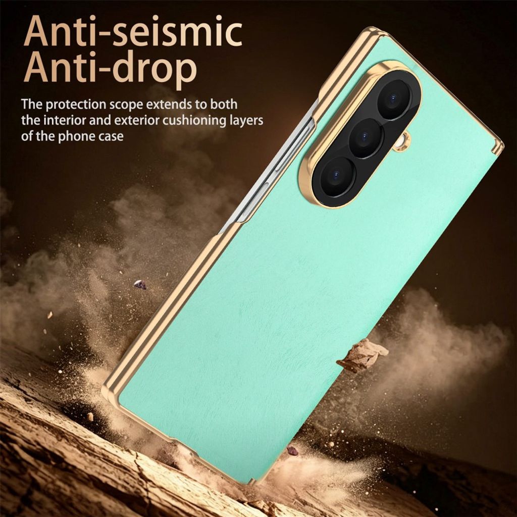 Samsung Galaxy Z Fold8 Ultra MagSafe Kuori PU-nahkaa - Vihreä