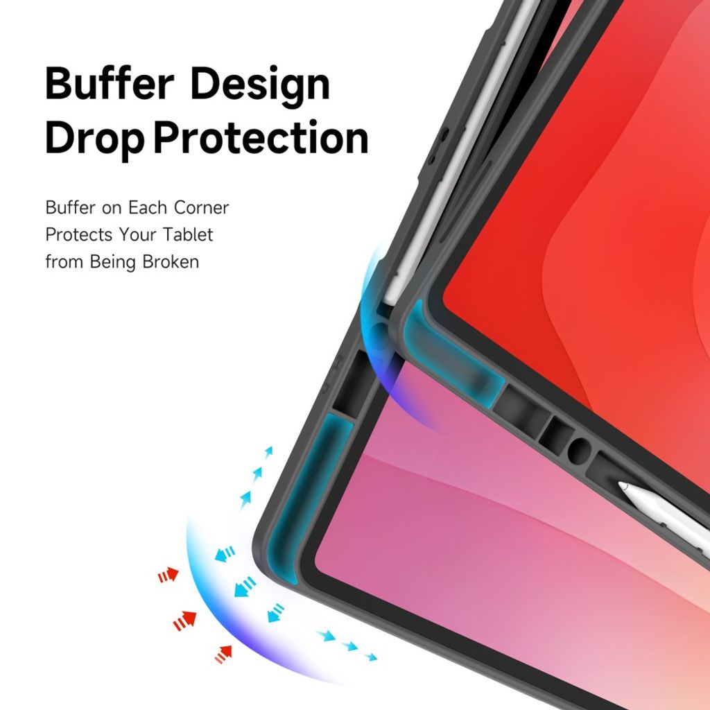 DUX DUCIS Samsung Galaxy Tab S12 Ultra/S11 Ultra Origami-fodral - Grå