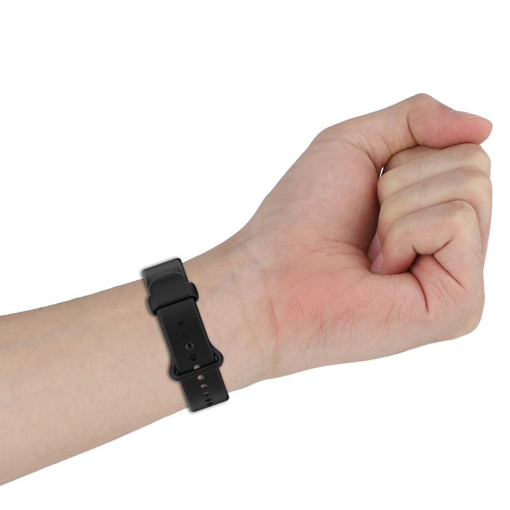 Xiaomi Smart Band 10 Pro/9 Pro/8 Pro/Redmi Watch 6/5/4 -kellonranneke – Musta