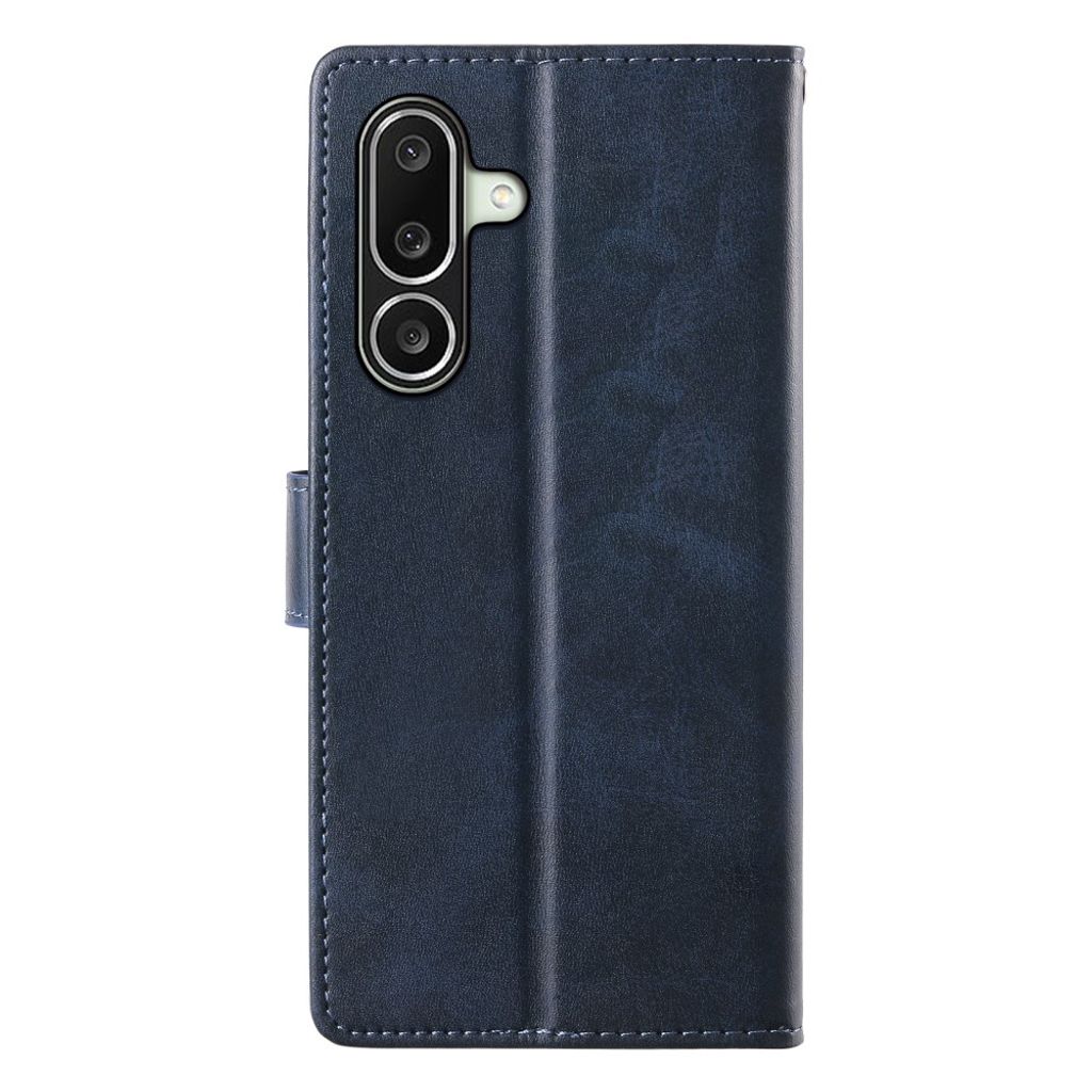 Samsung Galaxy A27 5G Lompakkokotelo Jalustatoiminto PU-nahkaa - Sininen