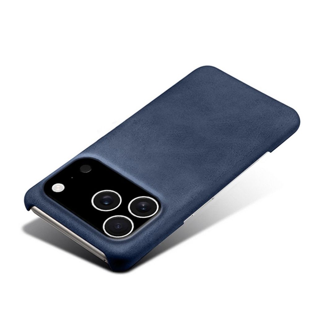 iPhone 18 Pro/17 Pro Kuori PU-nahkaa - Sininen