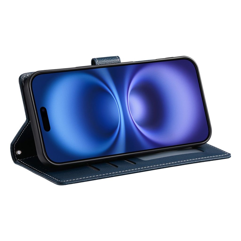 iPhone 18 Pro Max/17 Pro Max lommebokdeksel – mørkeblå