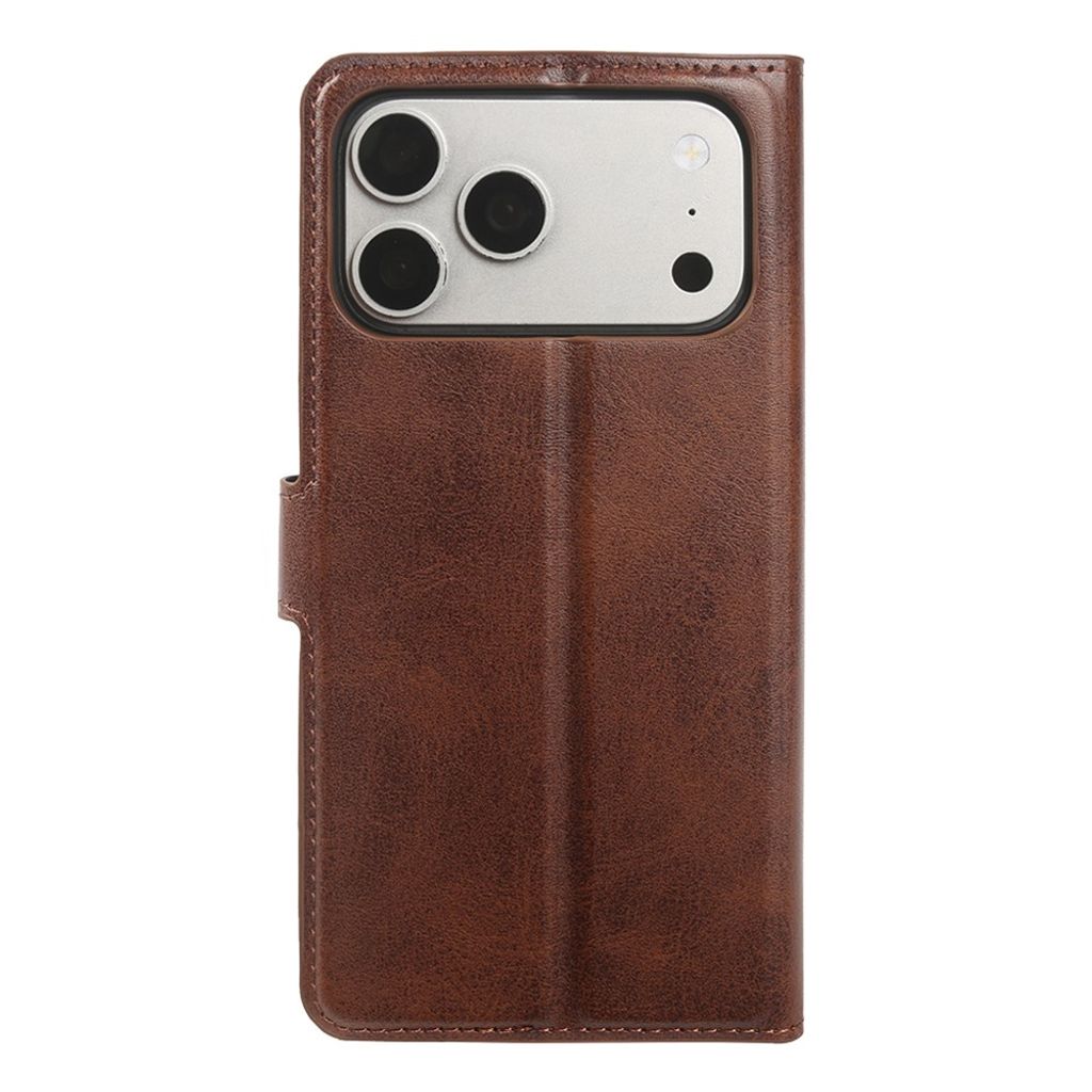 iPhone 18 Pro Max/17 Pro Max Lompakkokotelo jalustalla - Ruskea