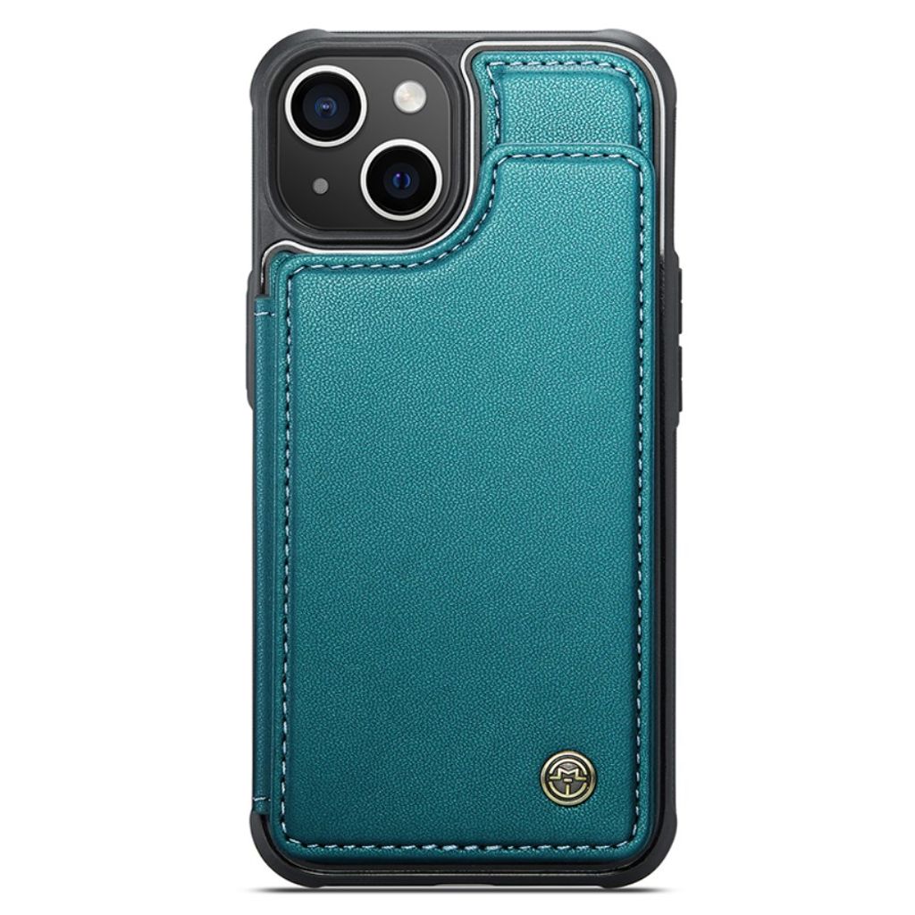 CASEME iPhone 14 Plus C22 Lompakkokuori RFID-estolla – Vihreä
