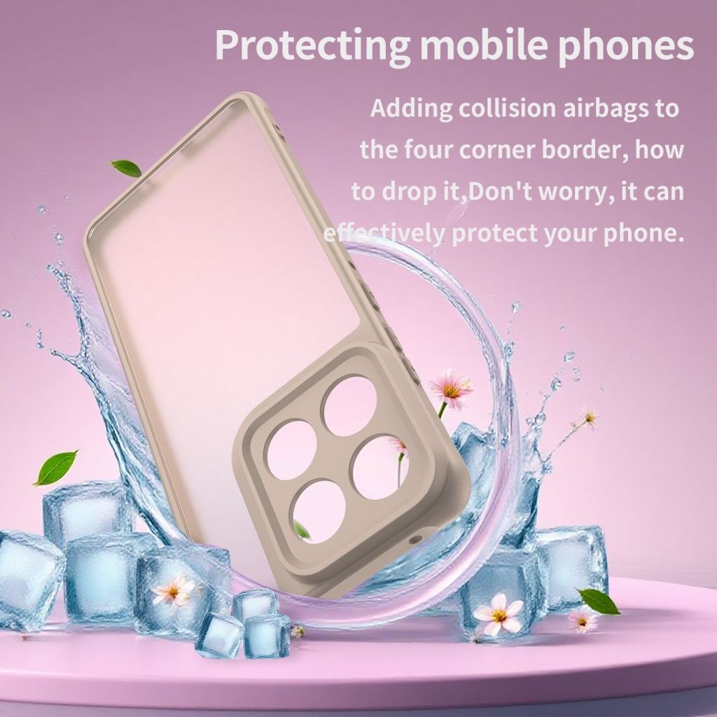 Motorola Edge 70 5G Case Drop Proof Hybrid Frosted - Orange