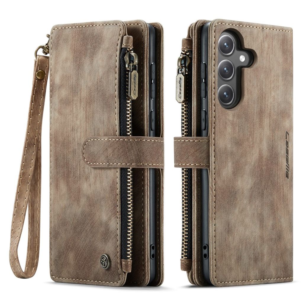 CASEME Samsung Galaxy S25 FE Etui med Stativ - Brun