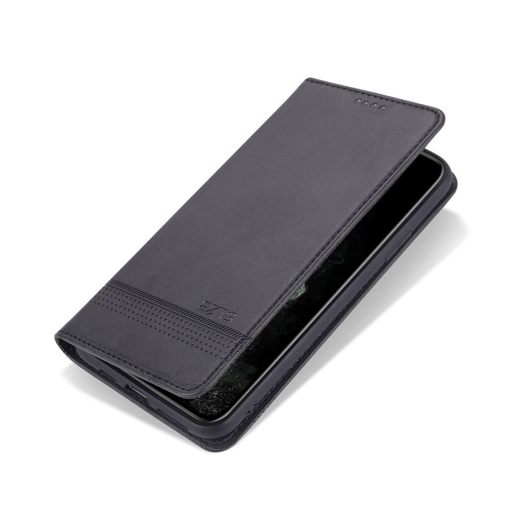 AZNS iPhone 12 / 12 Pro Etui med Stativ - Sort