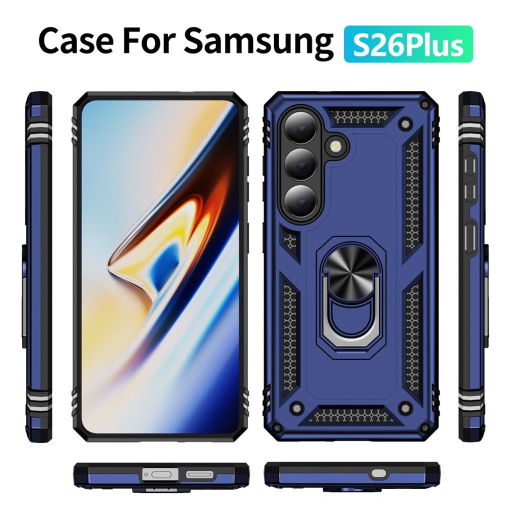 Samsung Galaxy S26 Plus Deksel Stativ - Blå