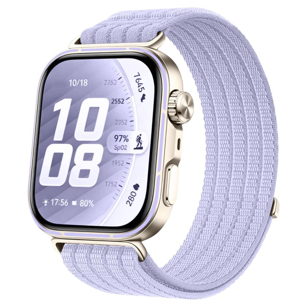 Huawei Watch Fit 5/5 Pro/4/4 Pro/3 Urrem i nylon - Lilla