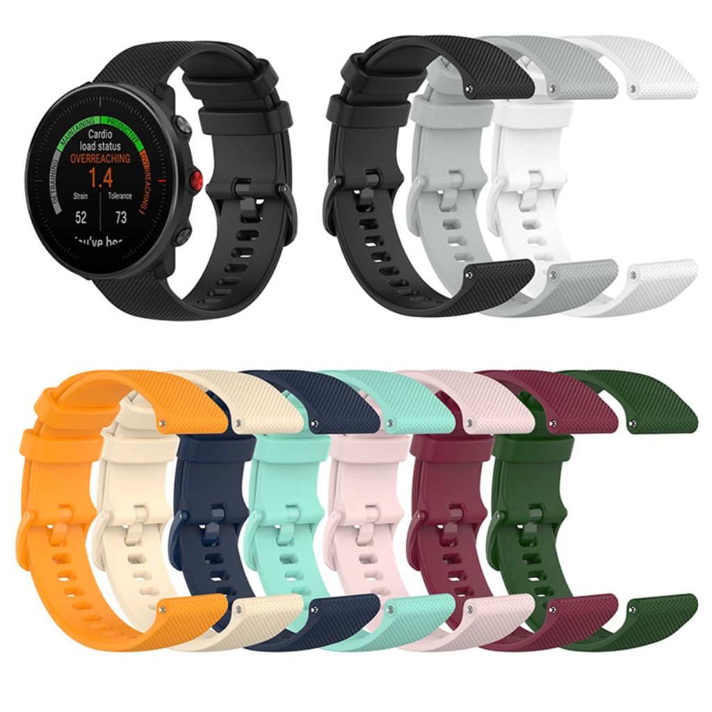 Samsung Gear S3 Classic/Frontier ja muut kellonrannekkeet silikoni – musta