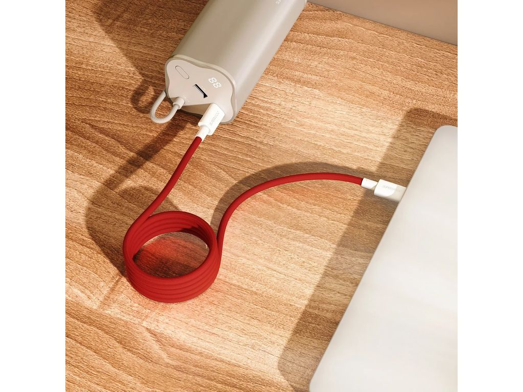 OnePlus SUPERVOOC Laddningskabel 100W USB-C/USB-C 10A, 1.2m - Röd