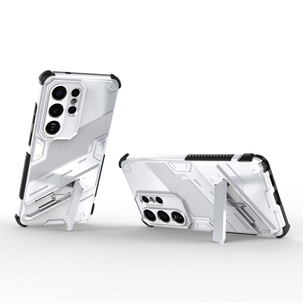 Samsung Galaxy S26 Ultra Telefonskal med Stativ - Vit