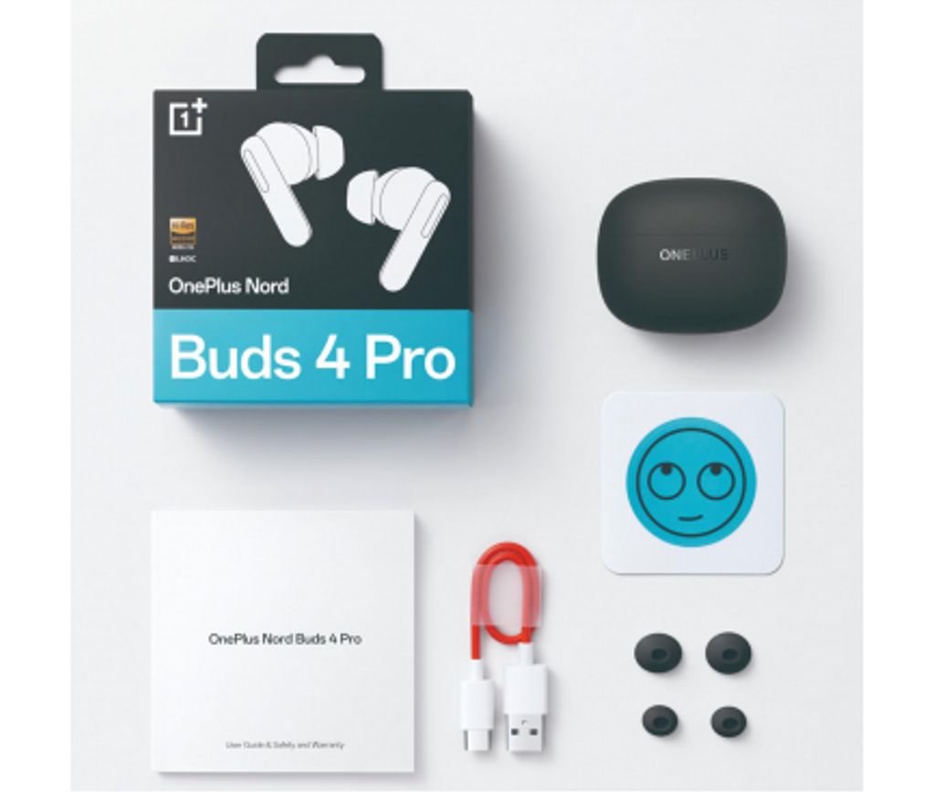 OnePlus Nord Buds 4 Pro trådløse ørepropper ANC in-ear – svart