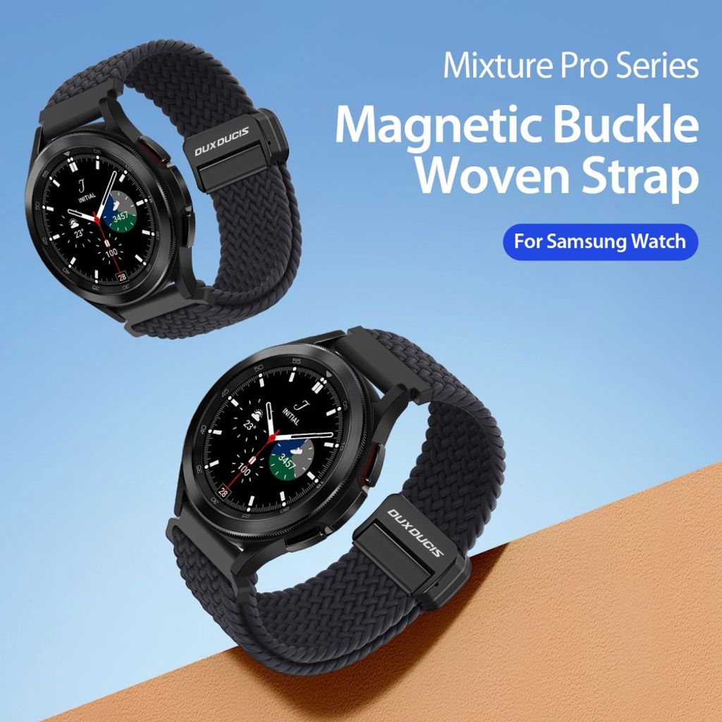 DUX DUCIS Huawei Watch GT4/GT3//GT2/GT2 Pro jne. Kellonranneke nailonia – Musta