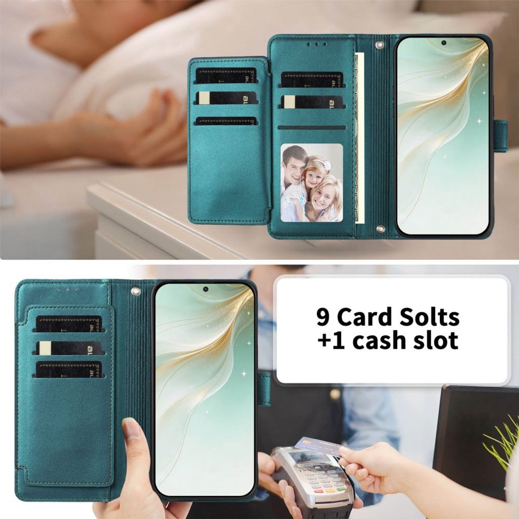 Xiaomi 17T Lompakkokotelo käsihihnalla - Tuquoise