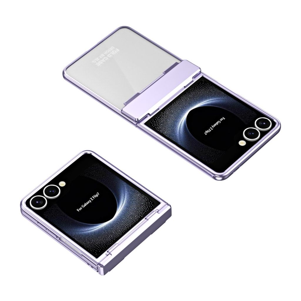 Samsung Galaxy Z Flip7 5G Cover med Skærmbeskytter - Lilla