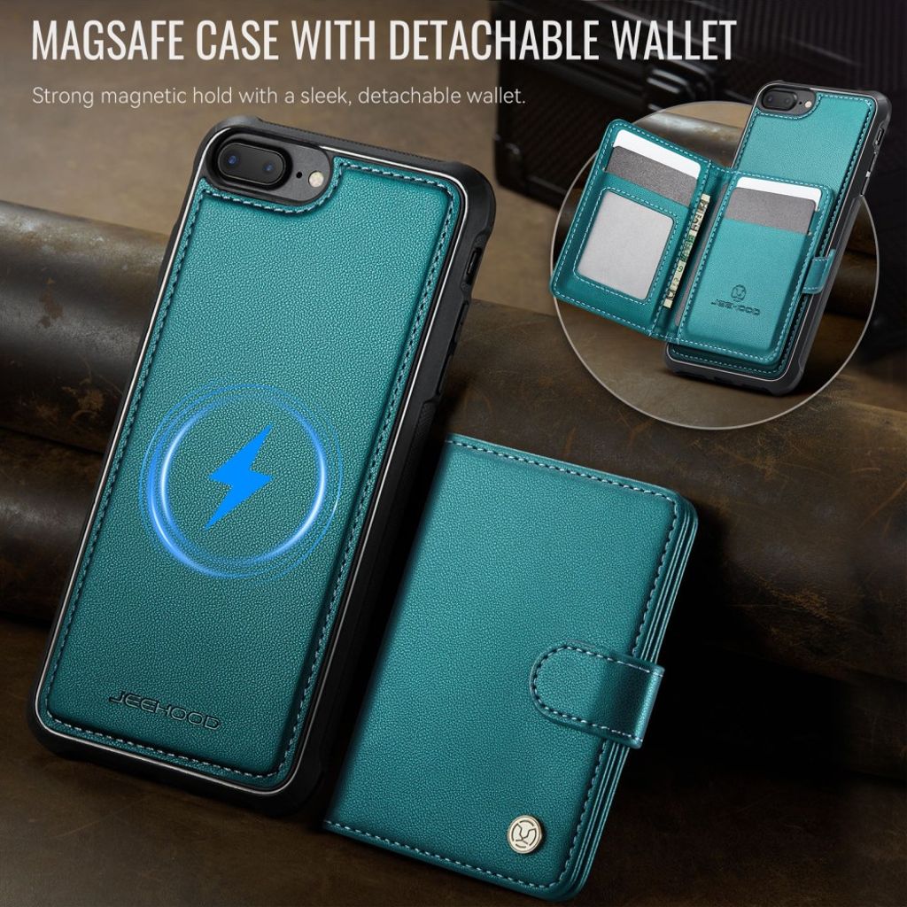 JEEHOOD iPhone 7 Plus / 8 Plus Cover med MagSafe - Grøn